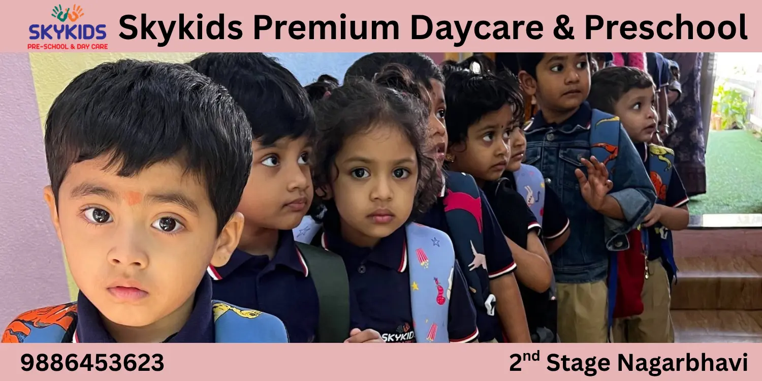 Children building confidence through activities at SkyKids Preschool